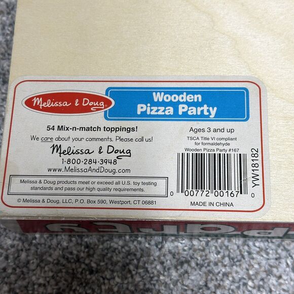 Melissa and Doug Pizza Party Replacement Wooden Food Pieces - Picture 5 of 13